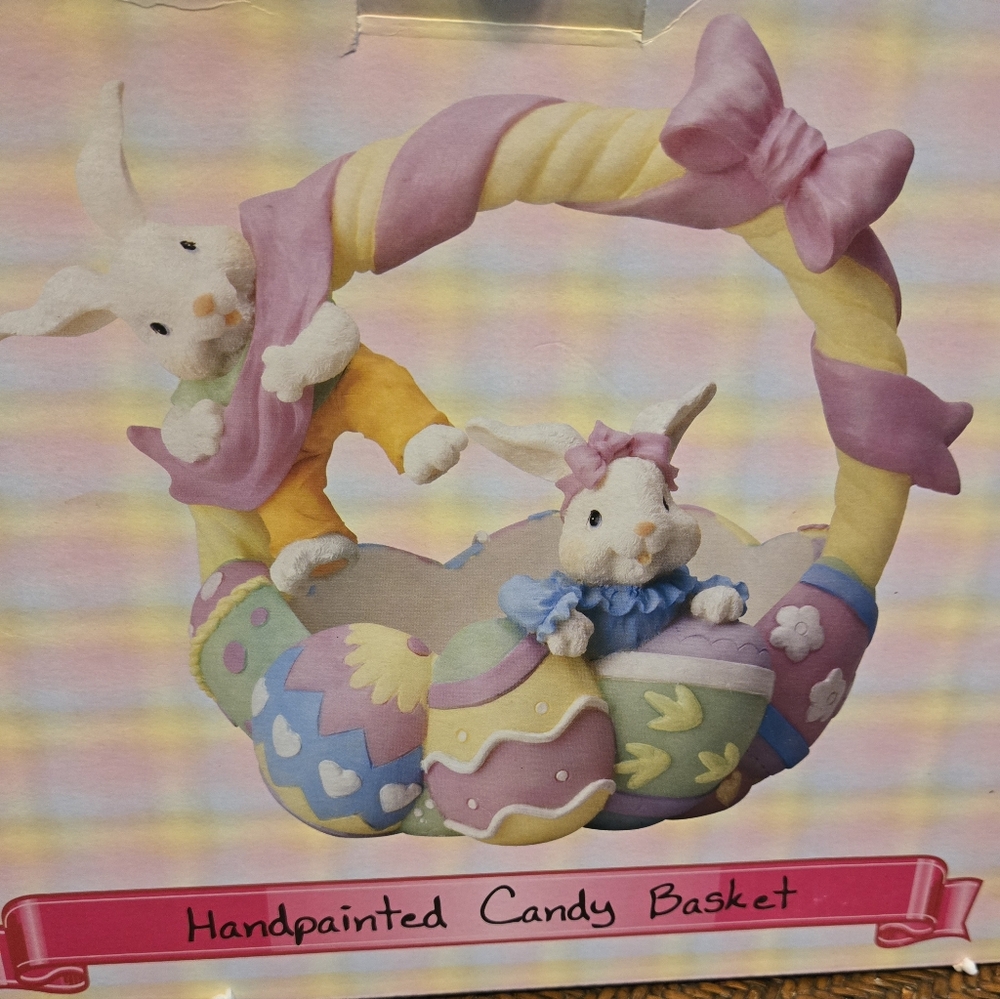 Colorful Easter Candy Basket Decor - Picture 2 of 11